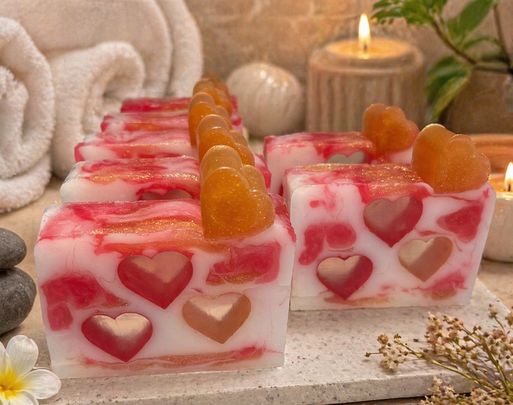 Pink and Gold Hearts Galore!