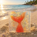 Orange Mermaid Tail